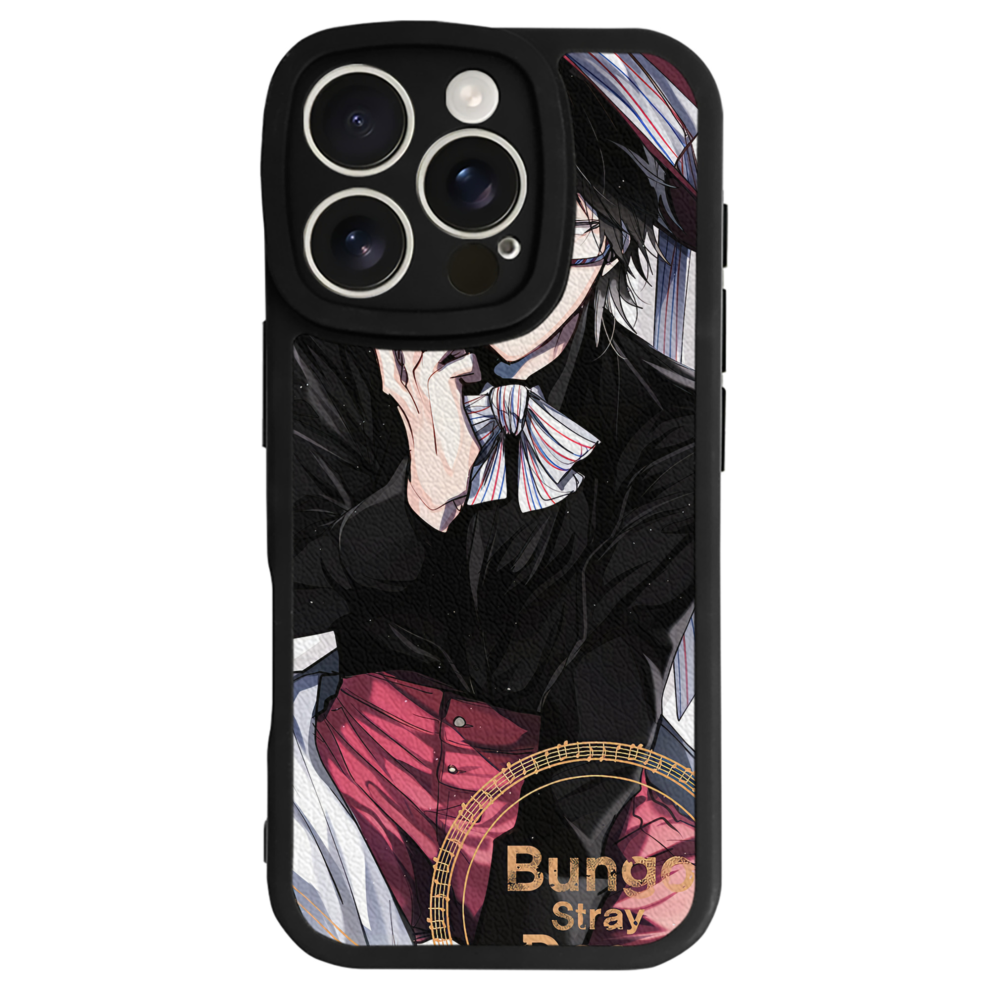 （画像用） 文豪ストレイドッグス Bungo Stray Dogs 【iPhone 16シリーズ対応】シリコンスマホケース（レザー調） 材質：シリコン